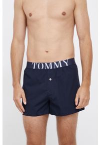 TOMMY HILFIGER - Tommy Hilfiger Bokserki męskie kolor granatowy. Kolor: niebieski. Materiał: bawełna #1