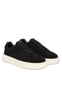 Guess Sneakersy FMFPLA SUE12 Czarny. Kolor: czarny. Materiał: skóra, zamsz #5