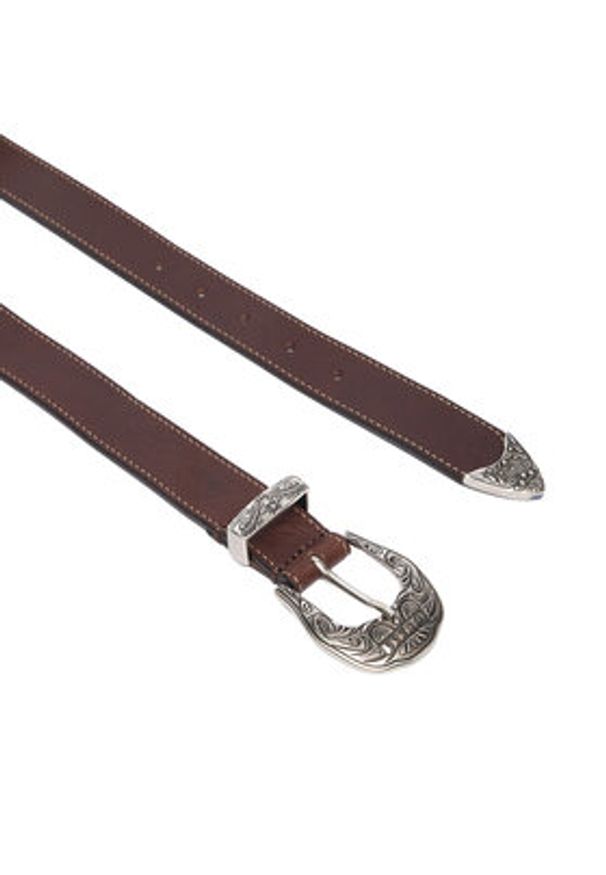 Guess Pasek BW9482 P6330 Brązowy. Kolor: brązowy. Materiał: skóra
