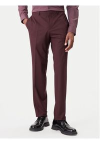 Hugo - HUGO Garnitur Arti-Hesten253X 50544524 Brązowy Extra Slim Fit. Kolor: brązowy. Materiał: syntetyk #5
