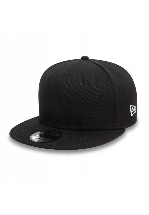 Czapka z daszkiem New Era 9FIFTY Plain Essential All Snapback. Kolor: czarny