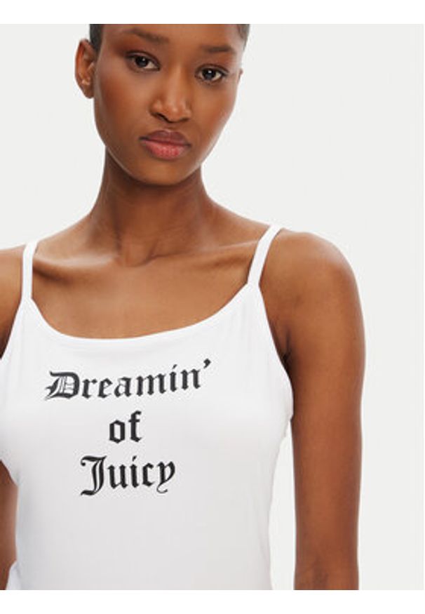 Juicy Couture Top Dream Of Vest JCLCT125505 Biały Slim Fit. Kolor: biały. Materiał: syntetyk