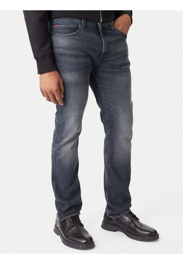 Hugo Jeansy 50517504 Szary Slim Fit. Kolor: szary