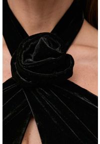 BARDOT - Bardot sukienka kolor czarny mini dopasowana. Kolor: czarny. Długość rękawa: na ramiączkach. Typ sukienki: dopasowane. Długość: mini #2