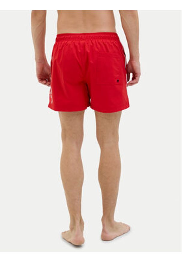 Jack & Jones - Jack&Jones Szorty kąpielowe Maui 12275129 Czerwony Regular Fit. Kolor: czerwony. Materiał: syntetyk