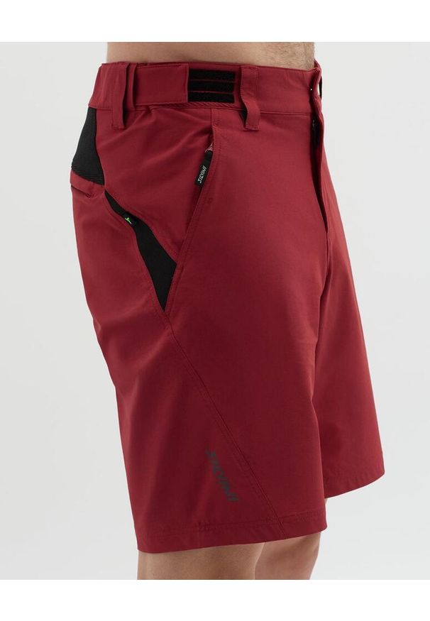 Silvini - Spodenki rowerowe męskie SILVINI Men Shorts ELVO. Kolor: czerwony, brązowy, fioletowy, wielokolorowy. Długość: krótkie. Sezon: lato