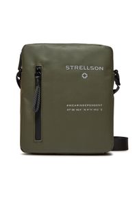 Strellson Saszetka Marcus 4010003123 Khaki. Kolor: brązowy. Materiał: skóra