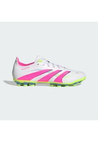 Adidas - Buty Predator League AG. Kolor: żółty, biały, wielokolorowy, różowy. Materiał: materiał