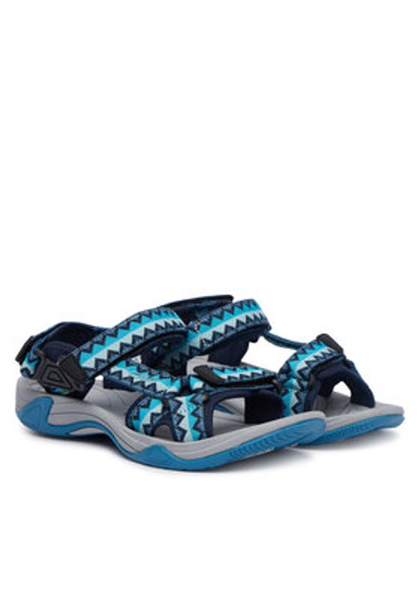 CMP Trekkingi Hamal Wmn Hiking Sandal 38Q9956 Niebieski. Kolor: niebieski. Materiał: materiał. Sport: turystyka piesza