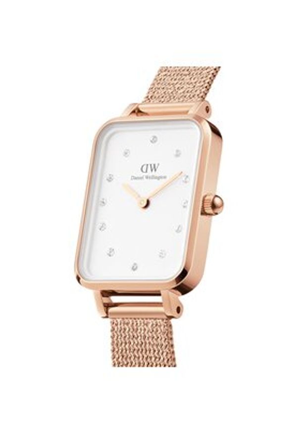 Daniel Wellington Zegarek Quadro DW00100527 Złoty. Kolor: złoty