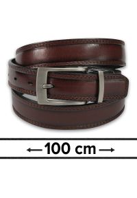 Zet - Dwustronny Pasek do Spodni, Czarno-Brązowy, 100 cm, Elegancki, Męski, Skórzany -ZET. Kolor: brązowy, wielokolorowy, czarny. Materiał: skóra. Styl: elegancki #1