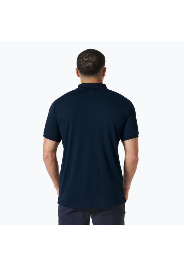 Koszulka polo męska Helly Hansen Hp 1/2 Zip Polo. Typ kołnierza: polo. Kolor: niebieski