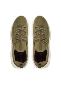 Hugo - HUGO Sneakersy Leon 50541684 Zielony. Kolor: zielony. Materiał: materiał