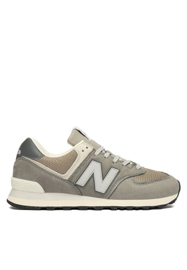 New Balance Sneakersy U574SNV M Szary. Kolor: szary. Materiał: nubuk, skóra. Model: New Balance 574