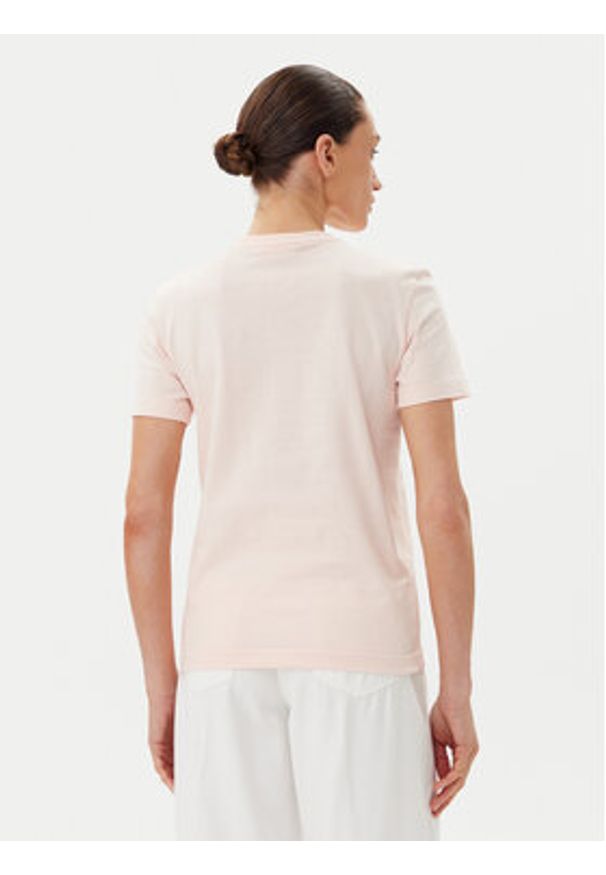 Calvin Klein Jeans T-Shirt LV047B224G Różowy Regular Fit. Kolor: różowy. Materiał: bawełna