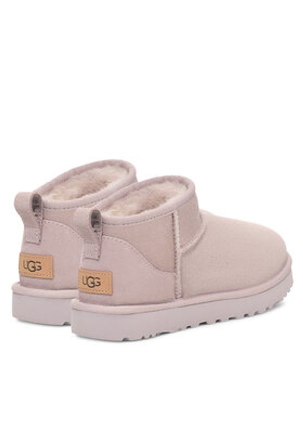 Ugg Śniegowce W Classic Ultra Mini 1116109 Fioletowy. Kolor: fioletowy. Materiał: skóra