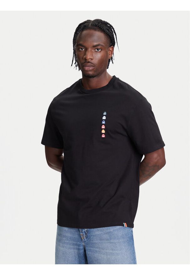 United Colors of Benetton - United Colors Of Benetton T-Shirt 3BL0U10A1 Czarny Oversize. Kolor: czarny. Materiał: bawełna