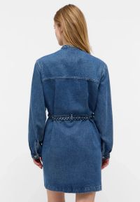 Damska Sukienka Mini Mustang Style Paola Dress Denim Blue 1015586 5000 500. Materiał: denim. Długość: mini #5