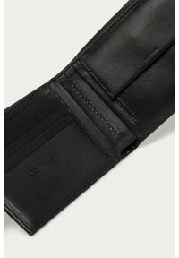 Calvin Klein Jeans - Portfel skórzany K50K504299. Kolor: czarny. Materiał: skóra. Wzór: gładki #5