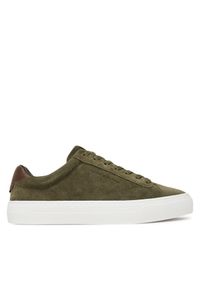 TOMMY HILFIGER - Sneakersy Tommy Hilfiger. Kolor: brązowy