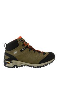 Buty trekkingowe męskie LOMER Sella High Mtx Suede. Kolor: zielony. Sport: turystyka piesza