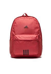 Adidas - adidas Plecak Classic Badge of Sport 3-Stripes Backpack IR9758 Czerwony. Kolor: czerwony. Materiał: materiał. Styl: sportowy