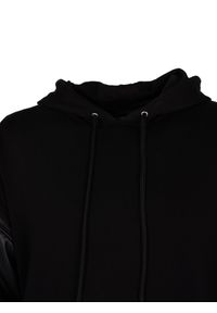 Les Hommes Bluza "Detachable" | LBH1000700F | Mężczyzna | Czarny. Okazja: na co dzień. Kolor: czarny. Materiał: bawełna, poliester. Styl: casual #2