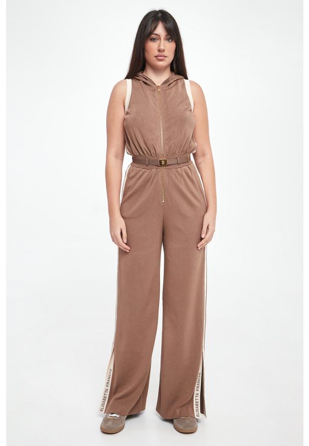 Elisabetta Franchi - Kombinezon damski z kapturem ELISABETTA FRANCHI