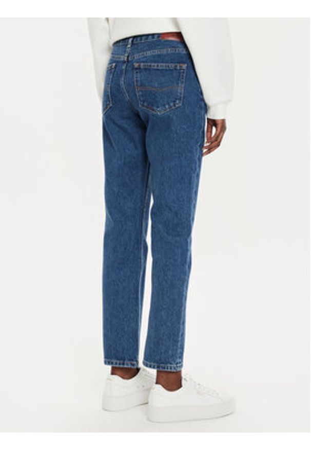Pepe Jeans Jeansy PL204730 Granatowy Straight Fit. Kolor: niebieski