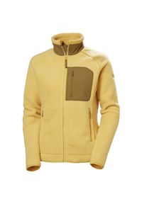 Damski polar Helly Hansen Imperial Block. Kolor: beżowy, wielokolorowy, żółty. Materiał: polar. Sport: turystyka piesza #1