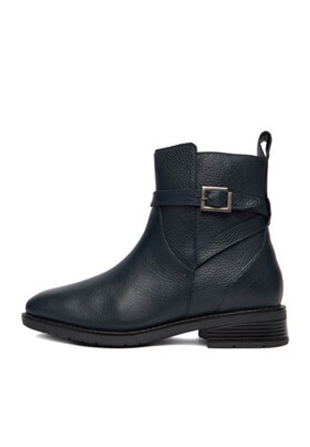 Lasocki Botki CEO-WI23-ALEGRA-02 Granatowy. Kolor: niebieski. Materiał: skóra