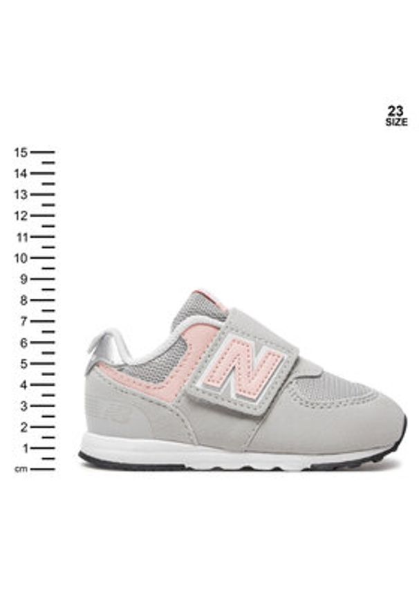 New Balance Sneakersy NW574PK Szary. Kolor: szary. Materiał: skóra. Model: New Balance 574