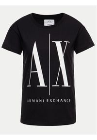 Armani Exchange T-Shirt 8NYTCX YJG3Z 1200 Czarny Regular Fit. Kolor: czarny. Materiał: bawełna #5