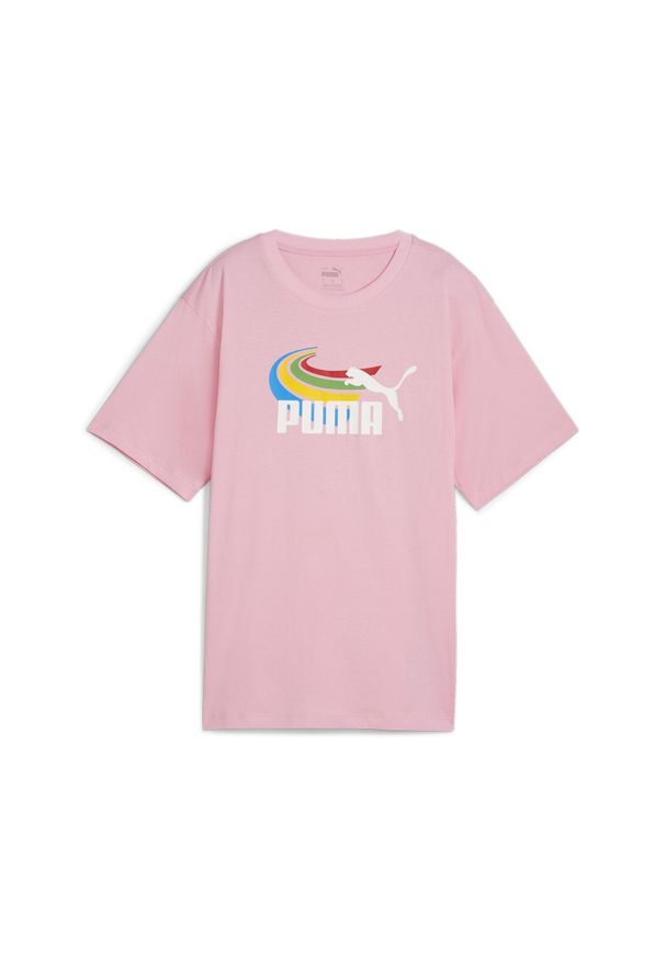 Koszulka sportowa dla dzieci Puma Graphics Summer Sports. Kolor: różowy
