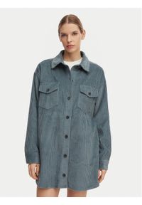 Billabong Sukienka koszulowa Winter Ocean EBJWD00149 Niebieski Boxy Fit. Kolor: niebieski. Materiał: bawełna. Typ sukienki: koszulowe #1