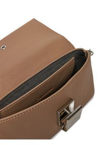 Calvin Klein Torebka Ck Plaque Sm Crossbody W/Chain K60K612785 Brązowy. Kolor: brązowy. Materiał: skórzane #3