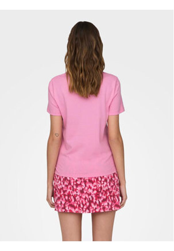 only - ONLY T-Shirt Kita 15316574 Fioletowy Regular Fit. Kolor: fioletowy. Materiał: bawełna