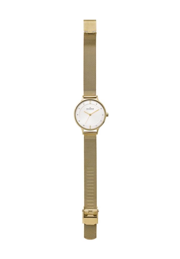 Skagen - Zegarek SKW2150. Kolor: szary. Materiał: materiał