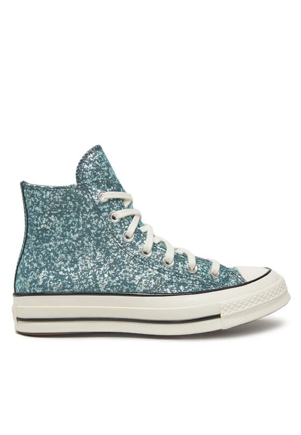 Converse Trampki Chuck 70 Glitter Hi A10097C 486 Niebieski. Kolor: niebieski. Materiał: materiał