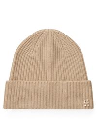 TOMMY HILFIGER - Czapka Tommy Hilfiger. Kolor: beżowy #1