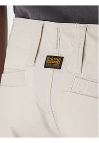 G-Star RAW - G-Star Raw Szorty materiałowe 3D Cargo D26222-D308 Écru Regular Fit. Materiał: bawełna #5