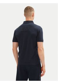 EA7 Emporio Armani Polo 7M000228 AF10373 UB102 Granatowy Regular Fit. Typ kołnierza: polo. Kolor: niebieski. Materiał: bawełna #4