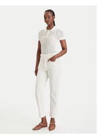 Guess Sweter W6GR25 Z0672 Biały Regular Fit. Kolor: biały. Materiał: wiskoza #3