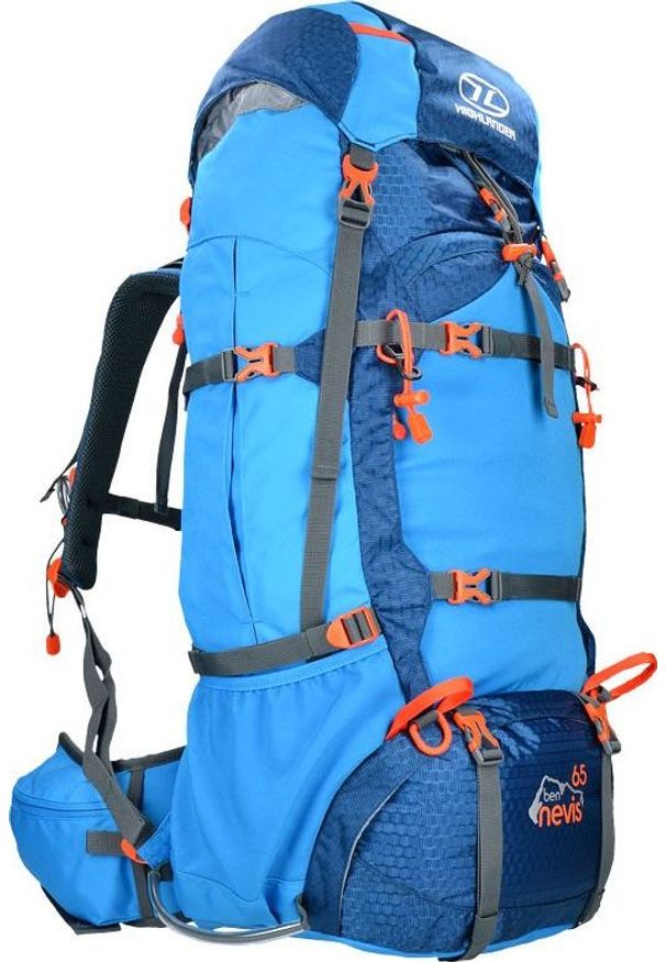 Plecak turystyczny Highlander Ben Nevis 65 l Niebieski. Kolor: niebieski