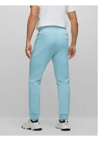 BOSS - Boss Spodnie dresowe 50487939 Niebieski Regular Fit. Kolor: niebieski. Materiał: dresówka, bawełna #3