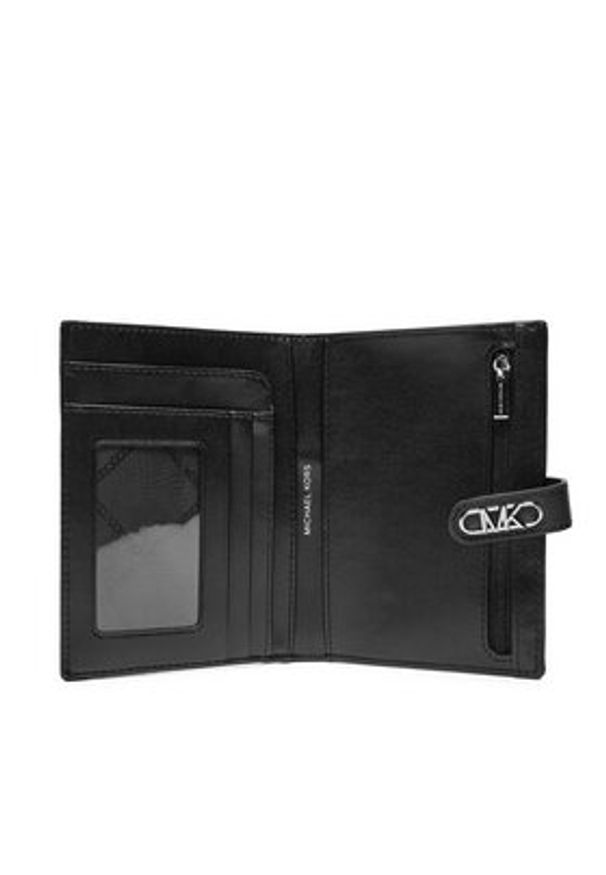 MICHAEL Michael Kors Duży Portfel Damski 32F4S8EF6O Czarny. Kolor: czarny. Materiał: skóra