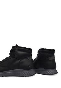ecco - ECCO Sneakersy Exostride M 83541402001 Czarny. Kolor: czarny. Materiał: nubuk, skóra