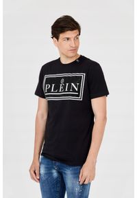 Philipp Plein - PHILIPP PLEIN T-shirt męski z dużym logo, Rozmiar M. Kolor: czarny #5