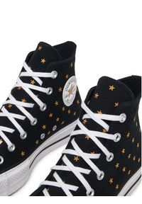 Converse Trampki Chuck Taylor All Star Lift Platform Embroidered Stars A16113C Czarny. Kolor: czarny. Materiał: materiał. Obcas: na platformie #5