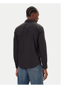 Mustang Koszula Canton 1016951 Czarny Slim Fit. Kolor: czarny. Materiał: bawełna #3